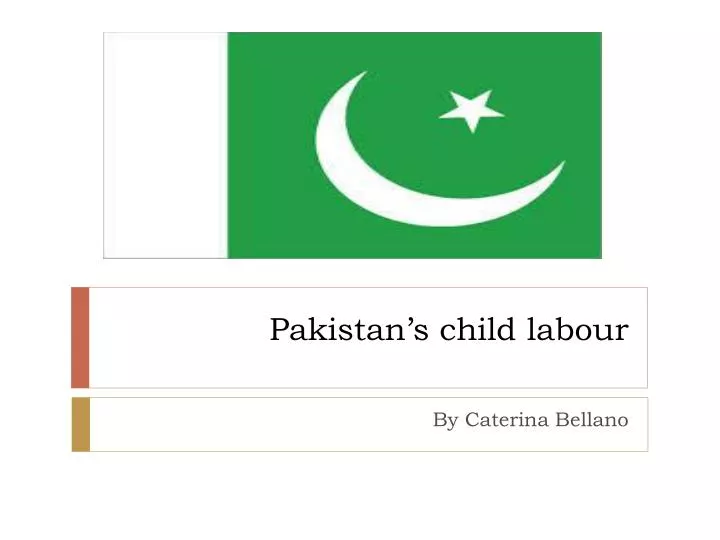pakistan s child labour