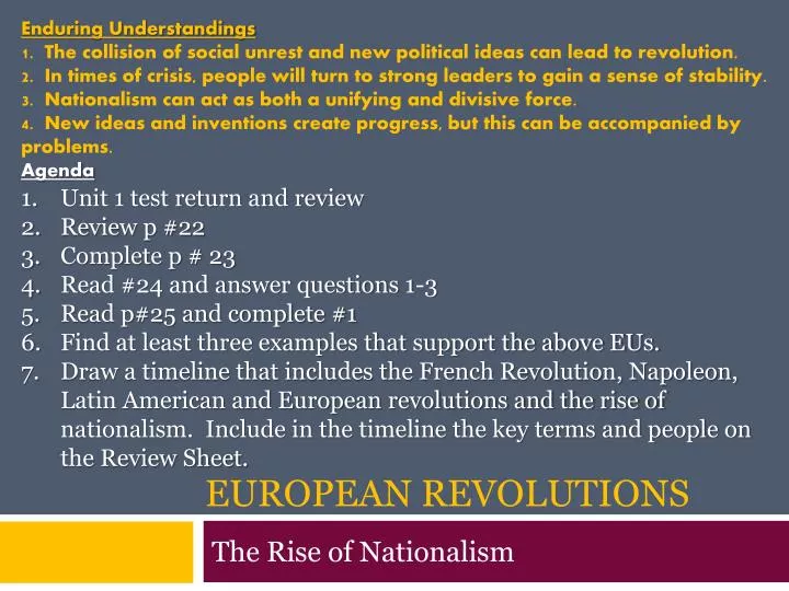 european revolutions