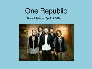 One Republic