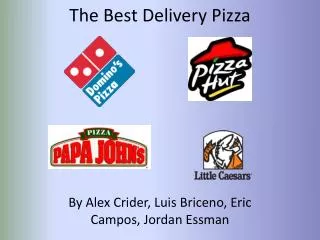 The Best Delivery Pizza