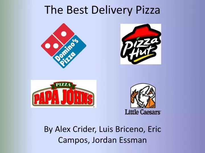 the best delivery pizza