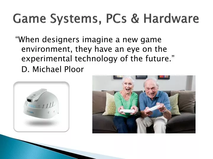 game systems pcs hardware