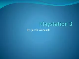Playstation 3