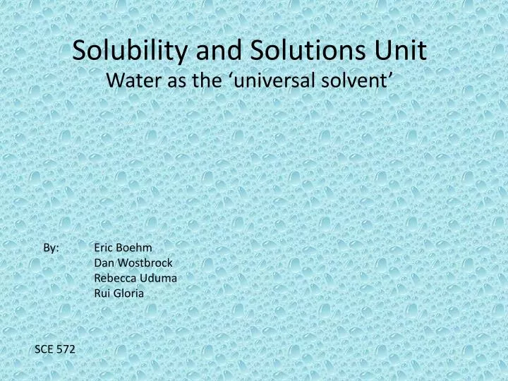 Solubility in Chemistry, Definition, Units & Factors - Video & Lesson  Transcript