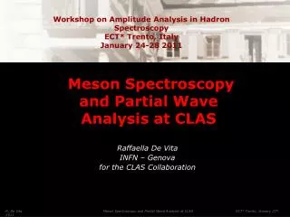 Meson Spectroscopy and Partial Wave Analysis at CLAS