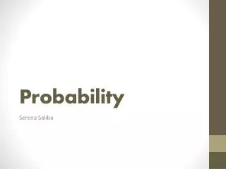 Probability