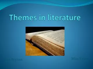 Themes in literature