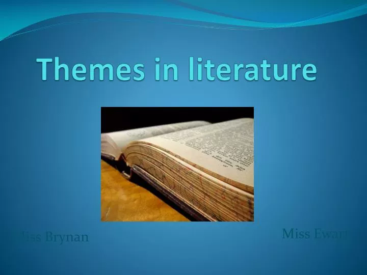 themes in literature