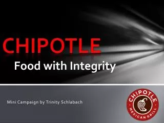 Food with Integrity