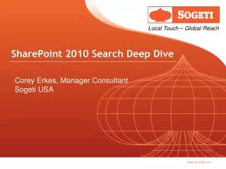 SharePoint 2010 Search Deep Dive