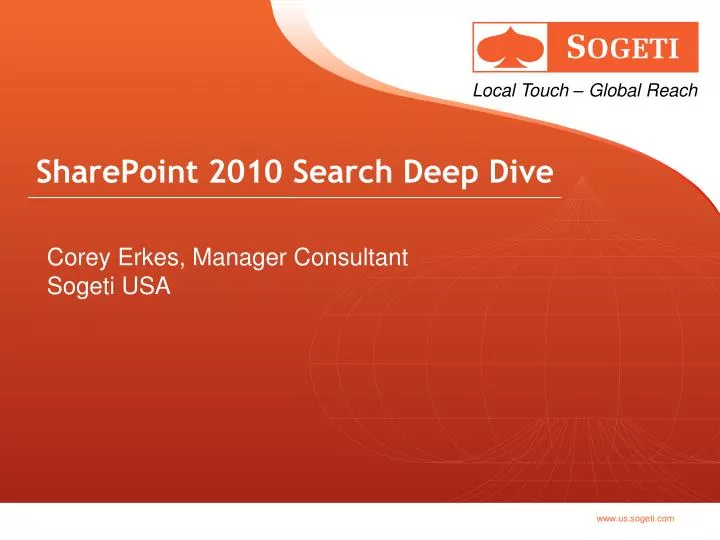 sharepoint 2010 search deep dive