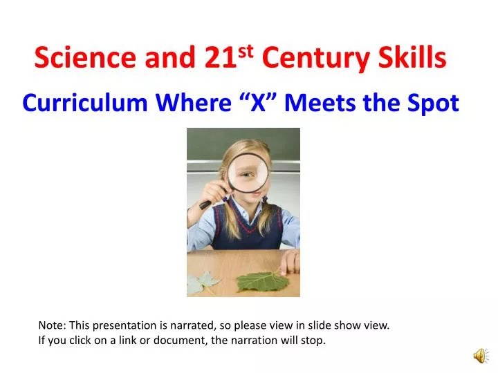 science and 21 st century skills