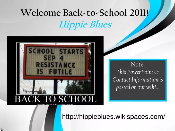 welcome back to school 2011 hippie blues