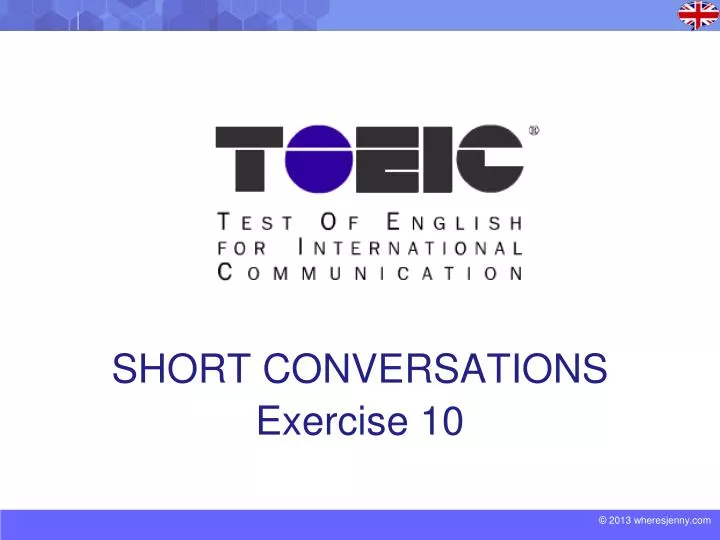 short conversations exercise 10