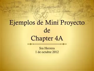 ejemplos de mini proyecto de chapter 4a