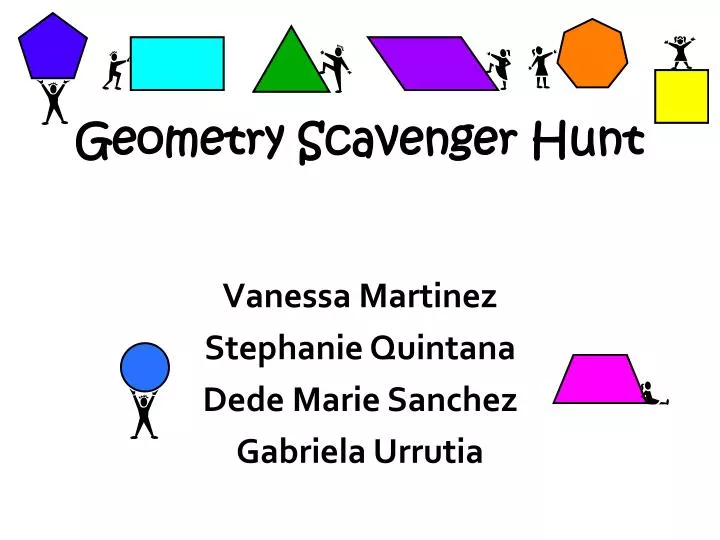 geometry scavenger hunt