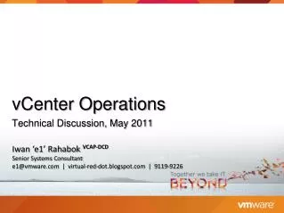 vCenter Operations