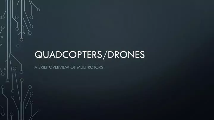 quadcopters drones