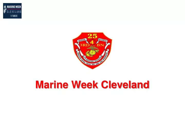 marine week cleveland