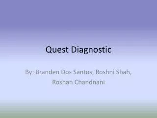 Quest Diagnostic