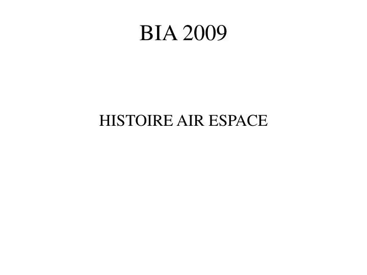 bia 2009