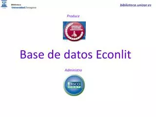 base de datos econlit