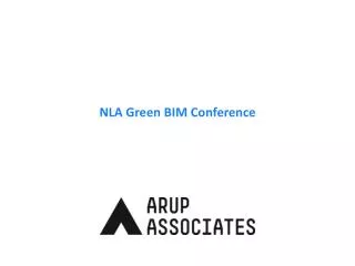 NLA Green BIM Conference