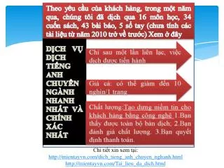 Chi tiết xin xem tại: http :// mientayvn.com/dich_tieng_anh_chuyen_nghanh.html