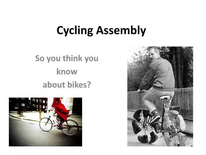 cycling assembly