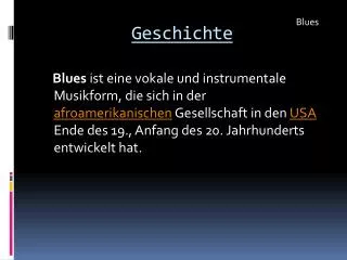 geschichte