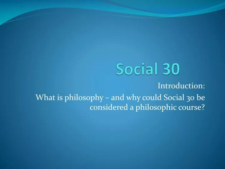 social 30