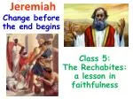 Jeremiah - slide 1