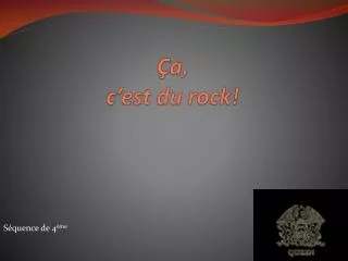 a c est du rock