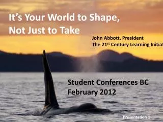Student Conferences BC February 2012