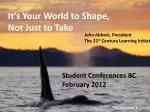 Student Conferences BC February 2012