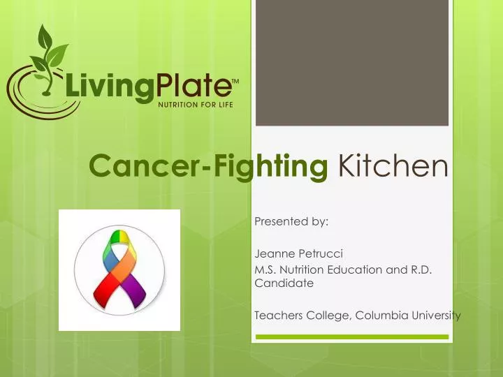 cancer fighting kitchen