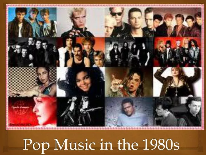 pop music in the 1980s