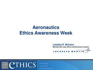 Aeronautics Ethics Awareness Week