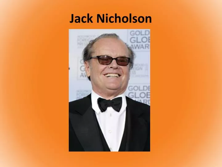 jack nicholson