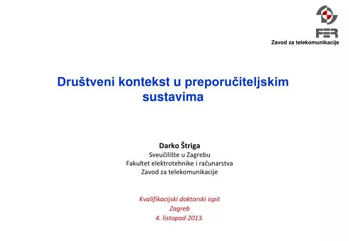 dru tveni kontekst u preporu iteljskim sustavima