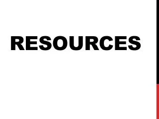 resources