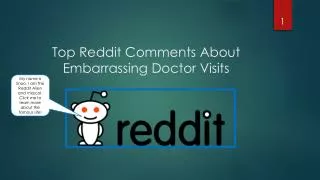 Top Reddit Comments About Embarrassing Doctor Visits