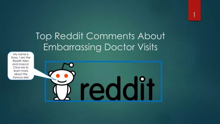 top reddit comments about embarrassing doctor visits