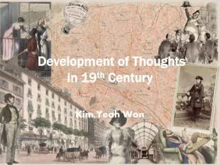 development of thoughts in 19 th century