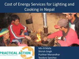 Cost of Energy Services for Lighting and Cooking in Nepal