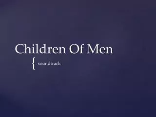 Children Of Men