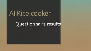 AI Rice cooker