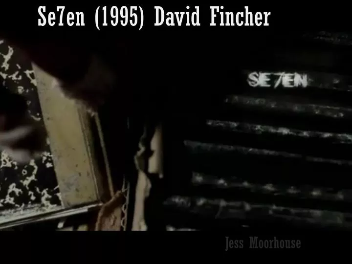 se7en 1995 david fincher