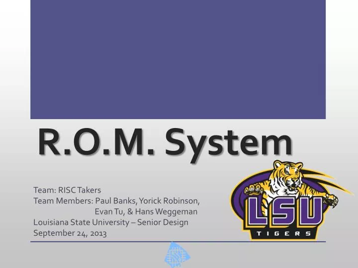 r o m system