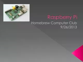 raspberry pi